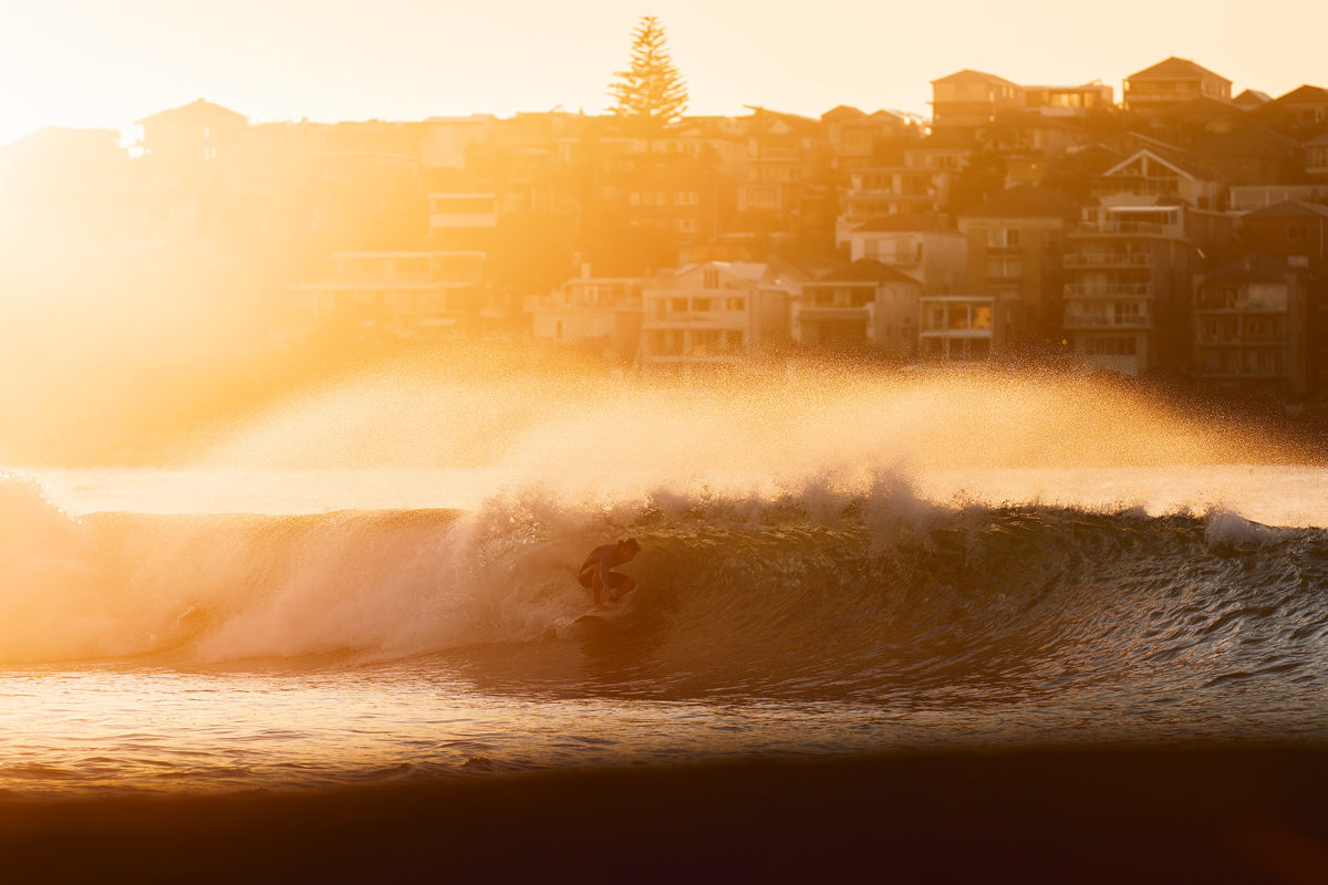 Jesse Botella, scoring gold this morning at Bondi