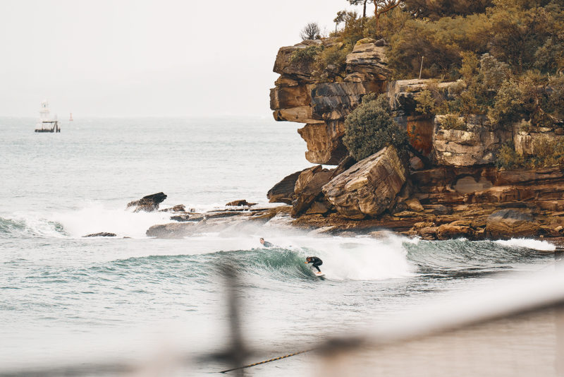 Mini waves in the harbour today