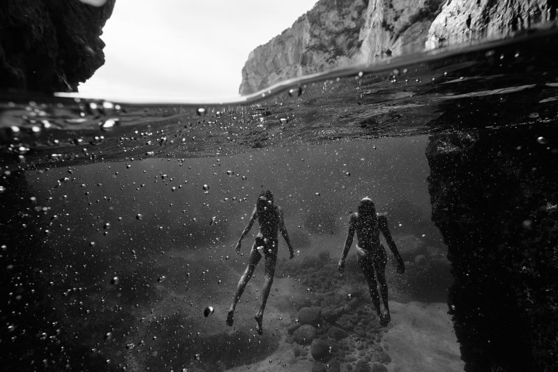 Cave diving in The Med - good! Italy