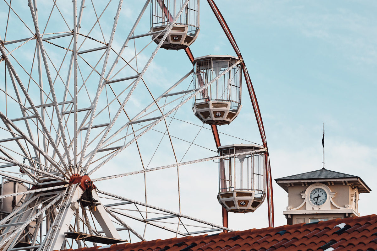 The Wheel is up, you know it's Bondi's winter