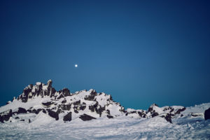 Full moon in the snow, Thredbo