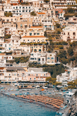 Stacked Positano, Italy