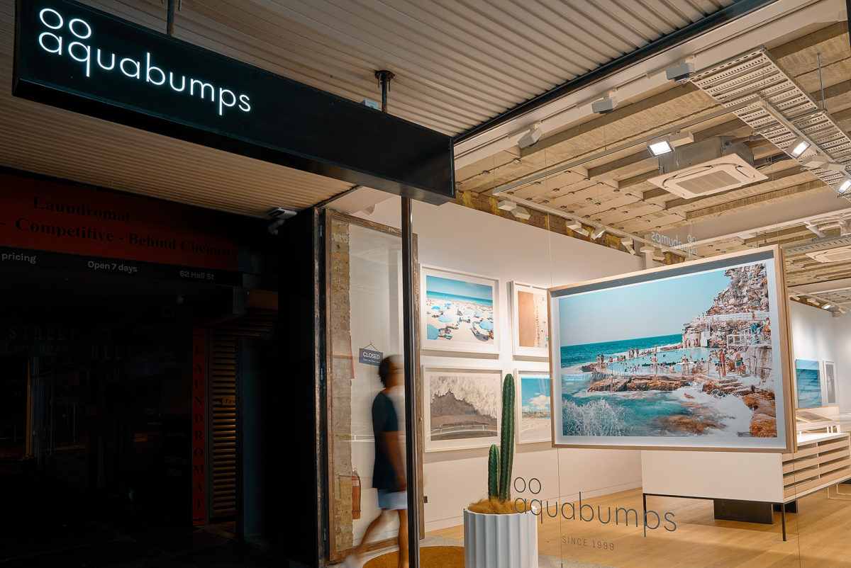 Our new Bondi Aquabumps HQ. 64 Hall Street