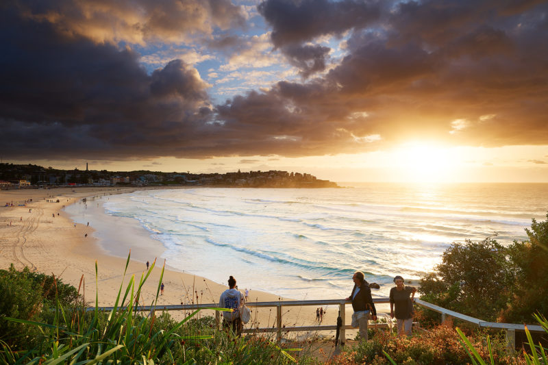 Bondi 7am, finally the sun broke through