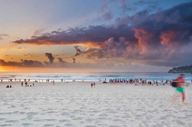 Bondi in February with the Ice Bath mania