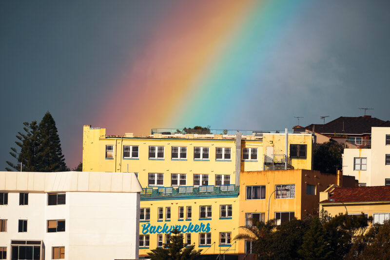 Noah's Rainbow! Bondi 7:30am this morning