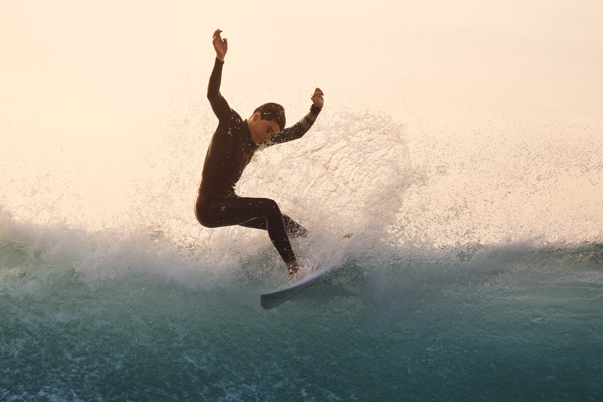 Jacob Sheehan trimming the top. Bondi 6:10am