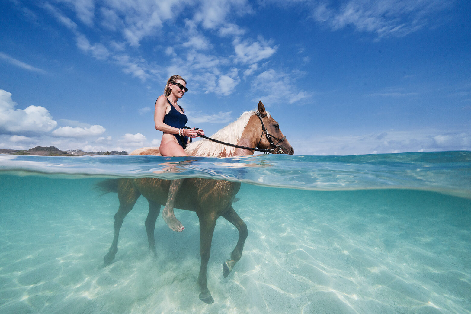 There's a big equestrian culture here. Riding on the beach is a daily thing