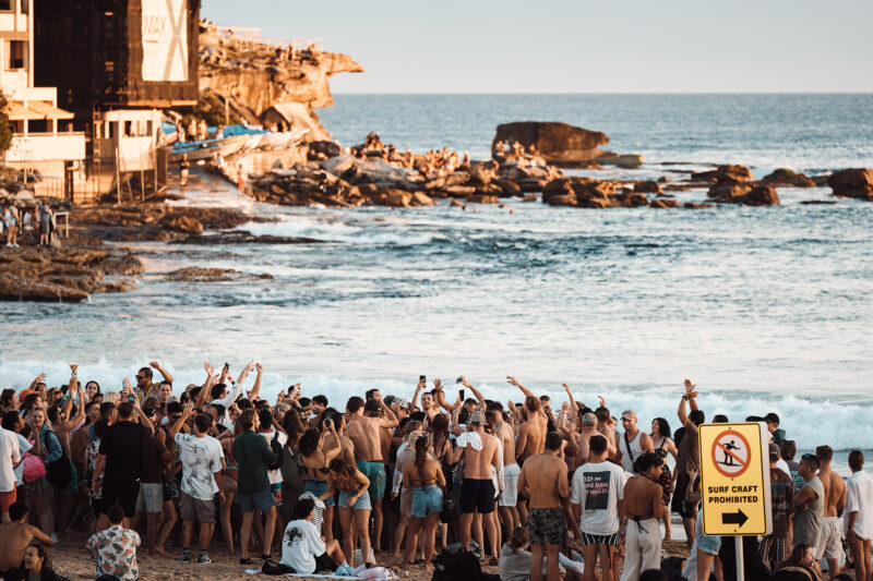 Crazy times on a crazy beach. Sunday