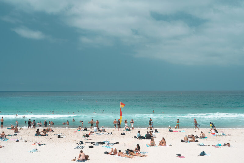 Hit the beach, the clouds have parted and it's a beach day