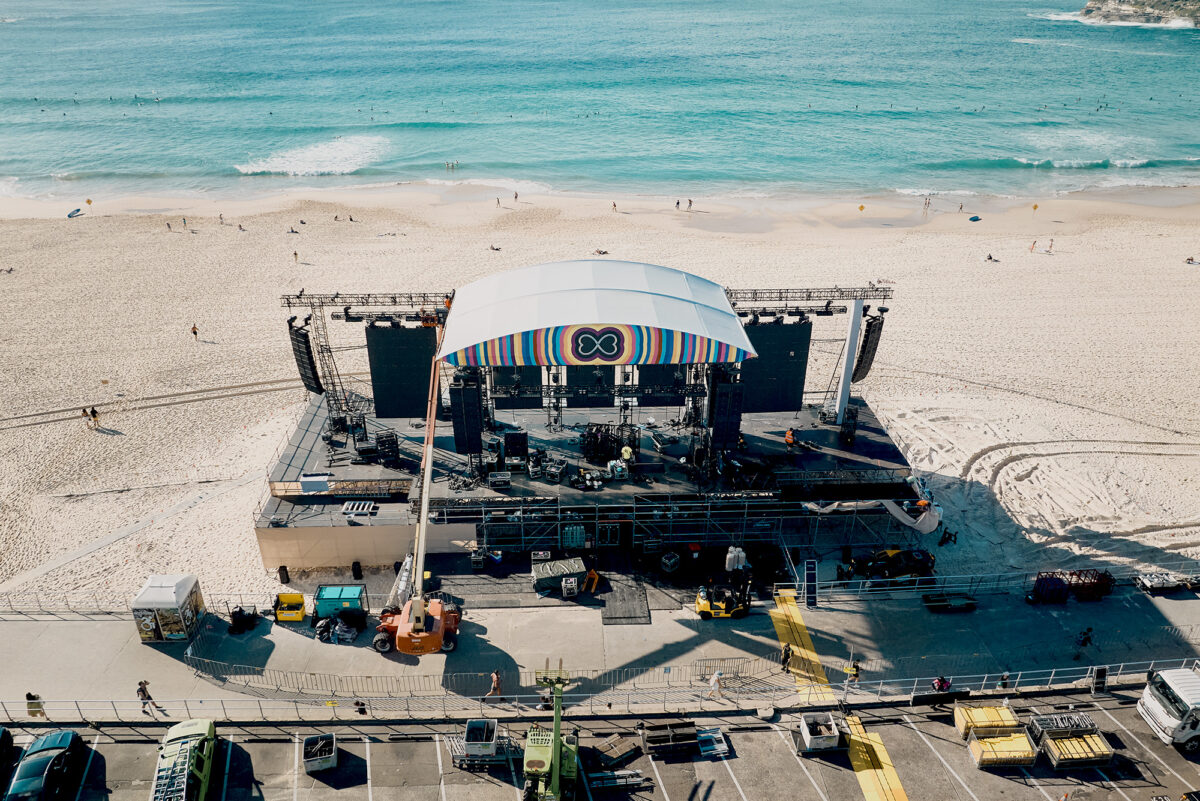 The stage is set, big weekend coming up in Bondi