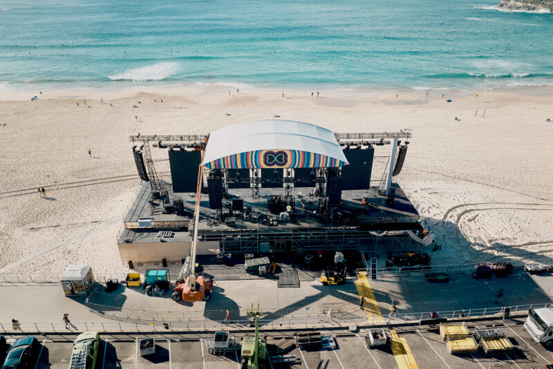 The stage is set, big weekend coming up in Bondi