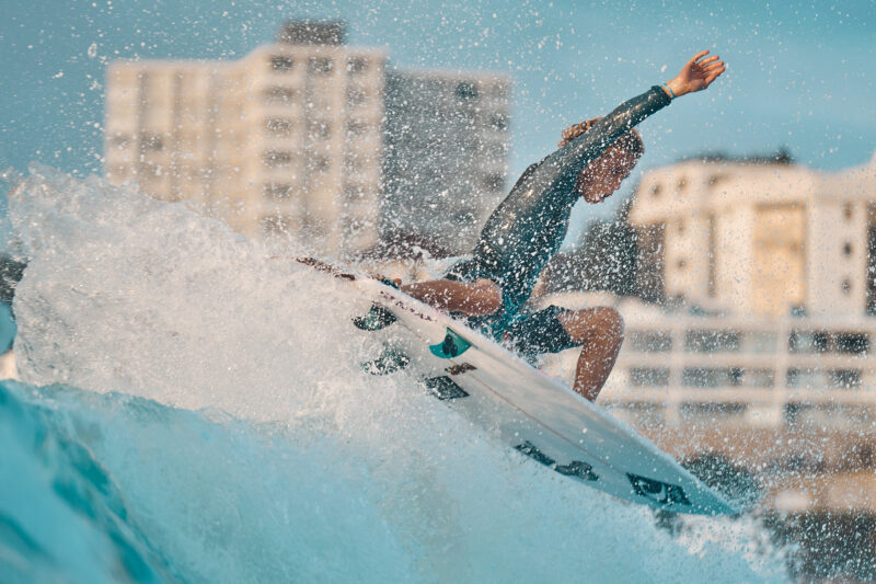 Freddy Carmody, one of the best surfers on Bondi Beach