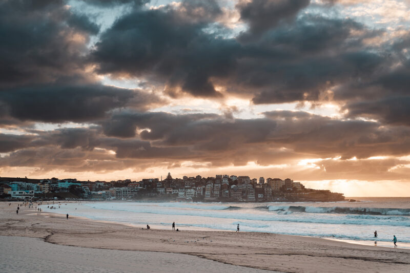 Bondi broken skies around 7am