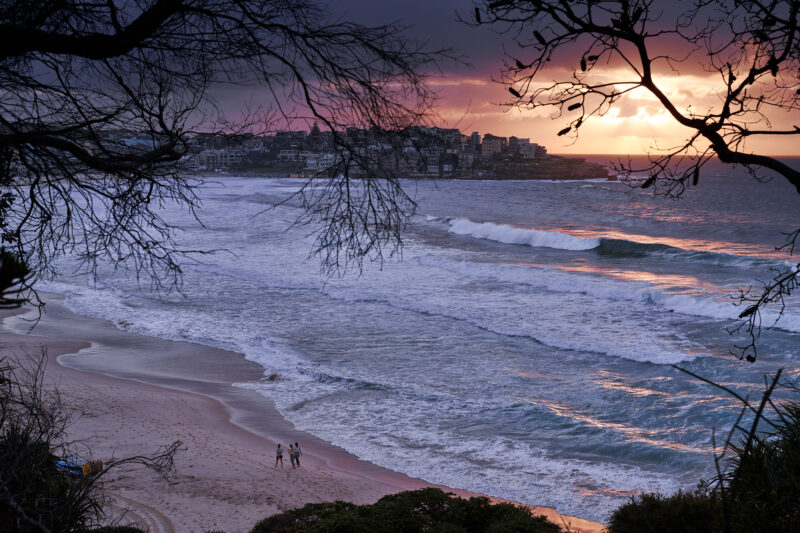 A dark, stormy kinda morning. Chunky swell