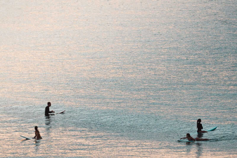 Wanna surf? Lots of waiting around like this