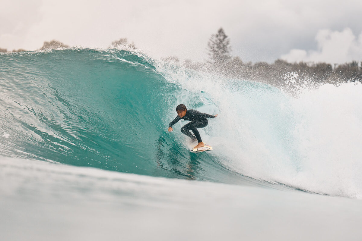 Jetty's a perfect size when the lip throws.