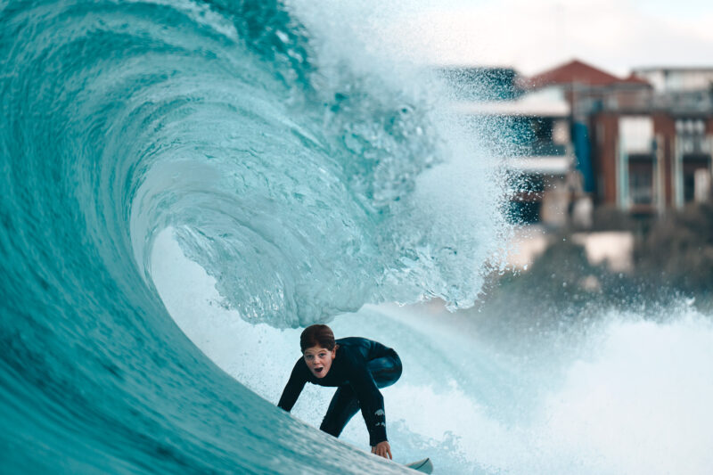 Peekaboo with Willie, under the thick lip. Bondi 7am