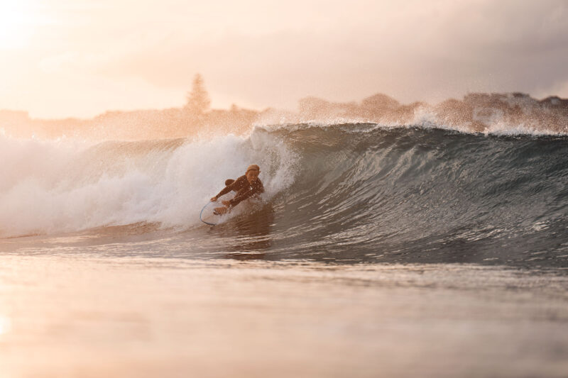 Joccy right in the pocket, Bondi 7am