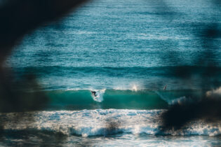 Little Viking dropping into a hollow one, Bondi 7:30am