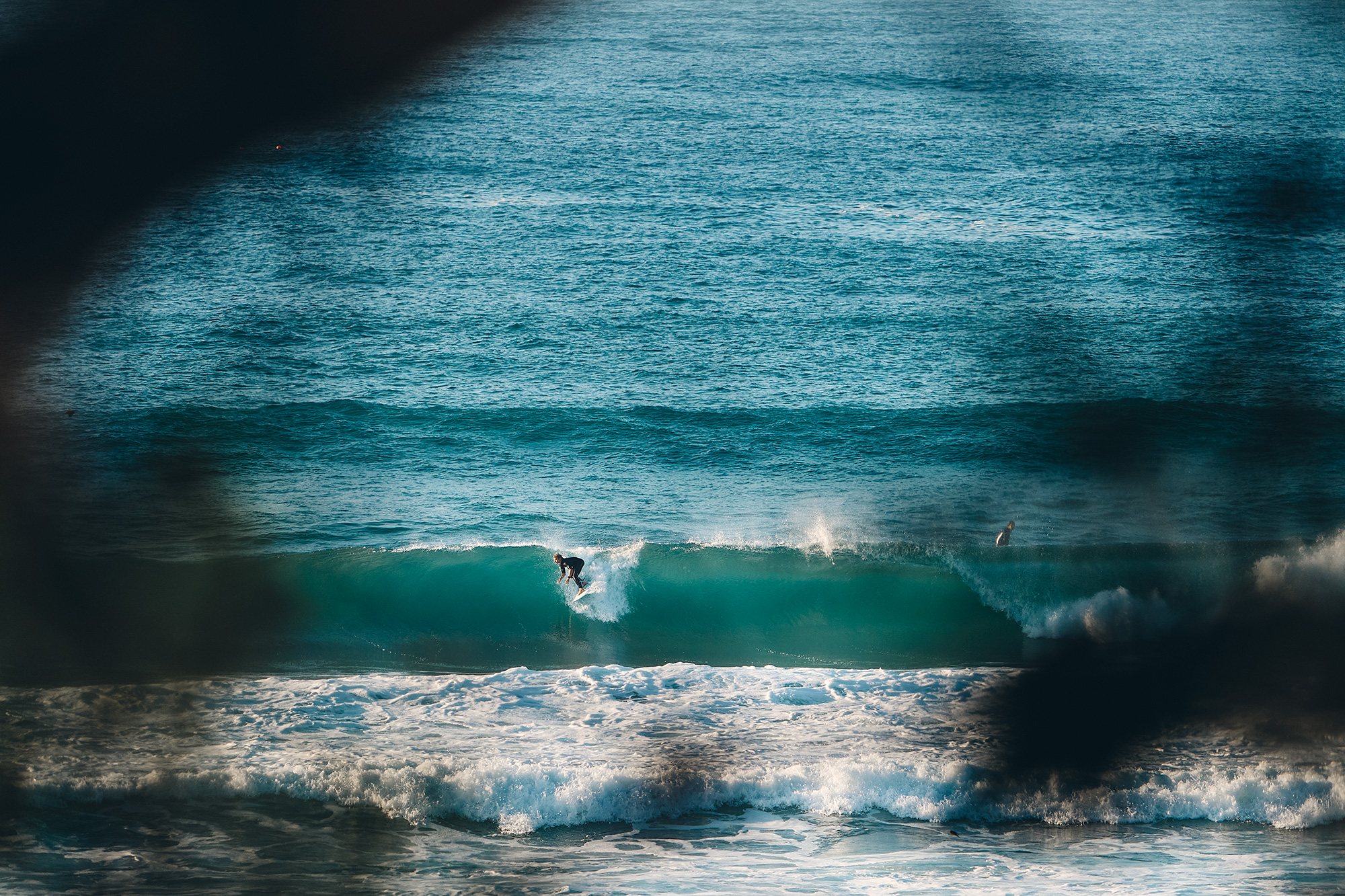 Little Viking dropping into a hollow one, Bondi 7:30am