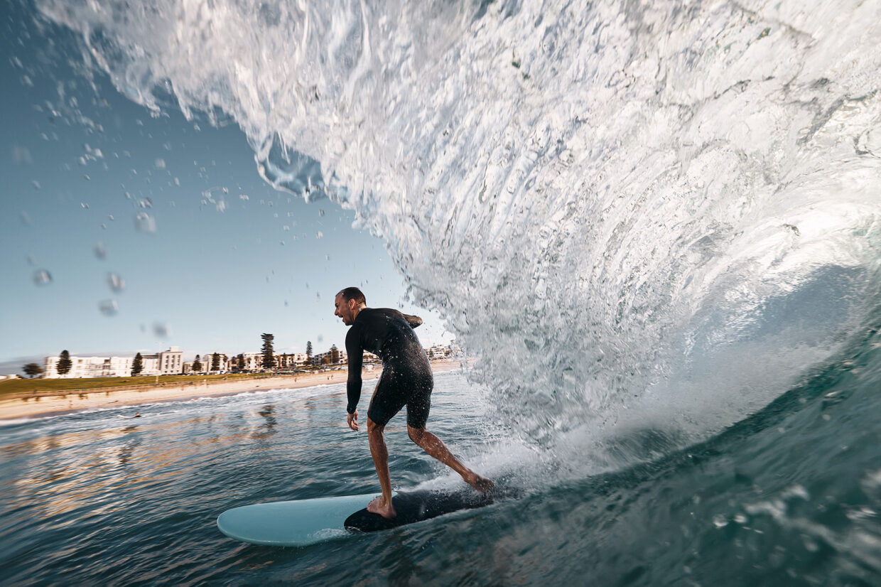 Joel Pilgrim on the other side of the curtain, Bondi
