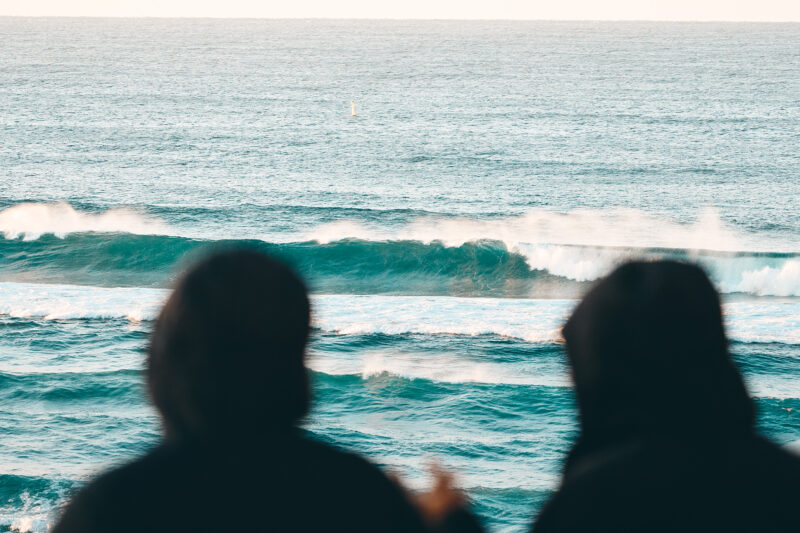 Look, the waves returned after a flat spell