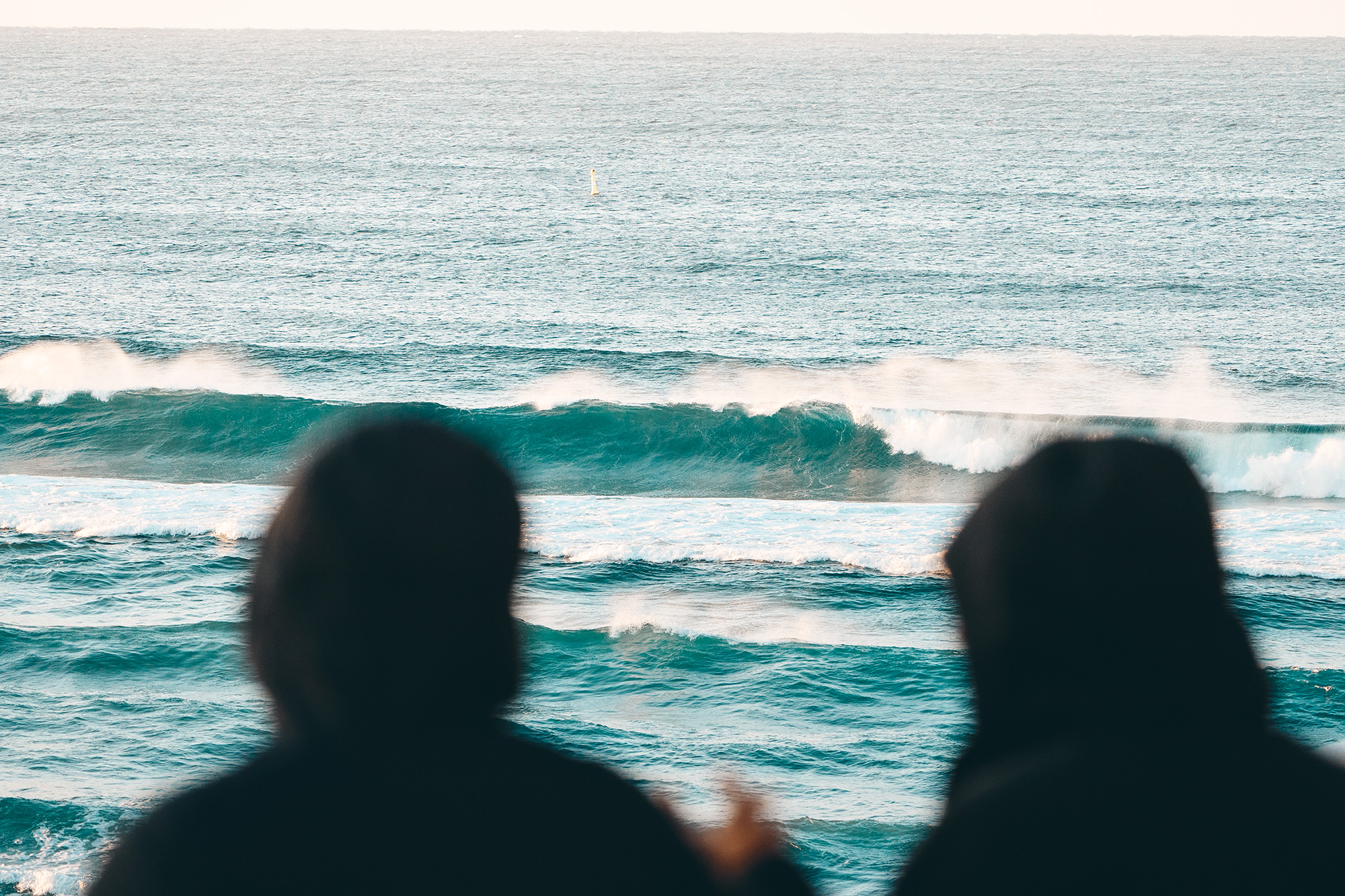 Look, the waves returned after a flat spell