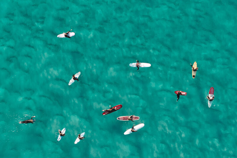 In between sets, Bondi