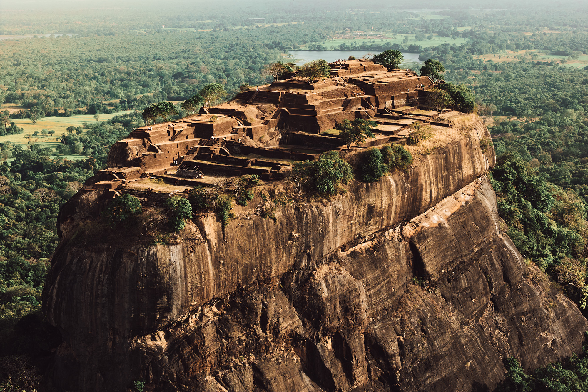 A sky fortress carved into stone, towering over Sri Lanka for 1,500 years.